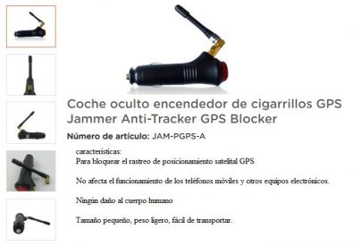 BLOQUEADOR DE SEÑAL ...